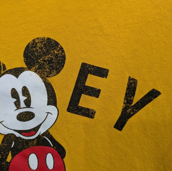 Yellow Mickey Mouse tshirt - Picture 8 of 9